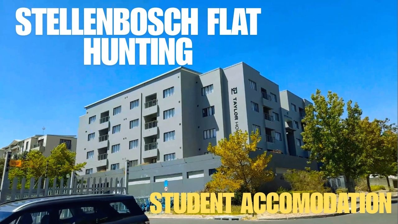 Flat Hunting Stellenbosch University | Day in a Life Broke Student | S01 Ep 001