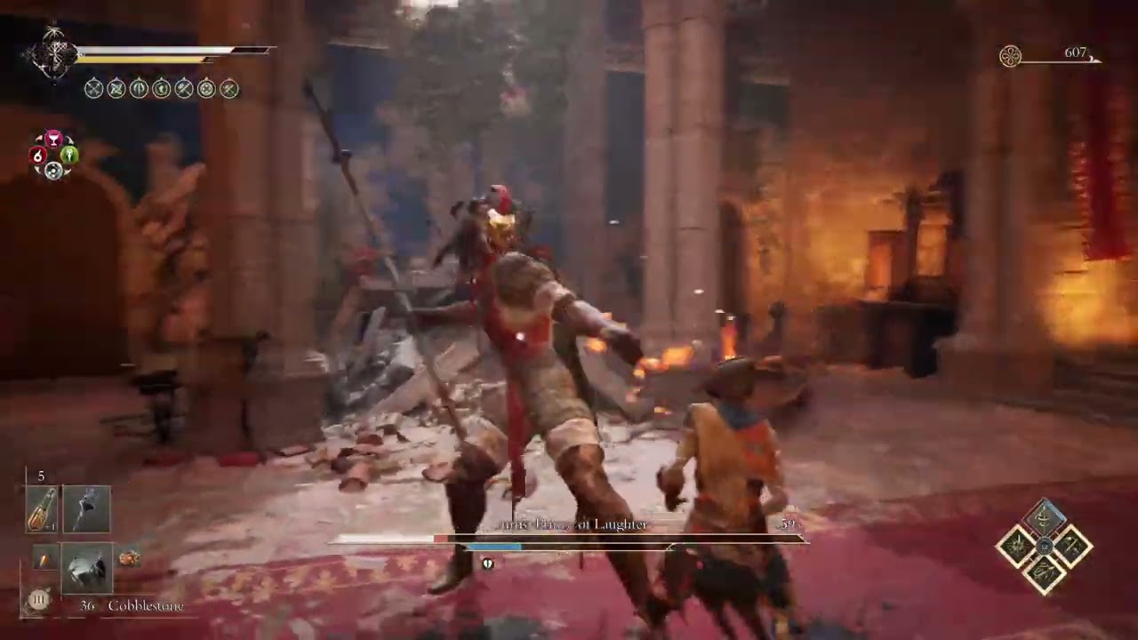Enotria The Last Song Curtis Prince of Laughter Boss Fight
