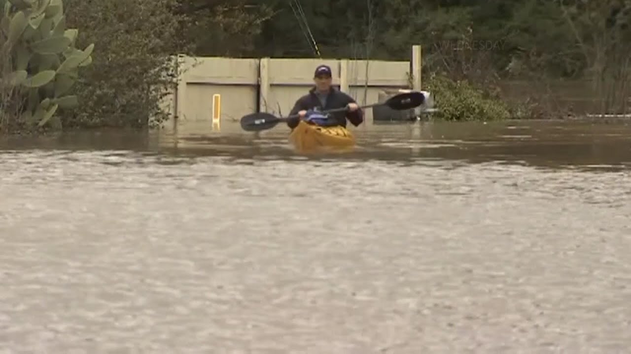 Water receding after hundreds evacuated from flood
