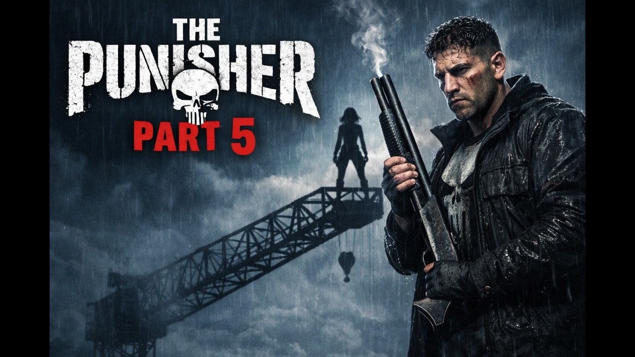 The Punisher Walkthrough Part 5 - PIER 74 & BLACK WIDOW TEAM-UP! 🚢🕷️