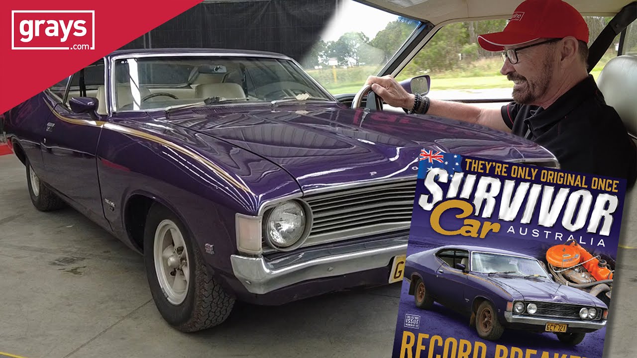 John Bowe is taken back to 1972 in this Wild Violet XA Falcon GS Hardtop - VIC - January Classics