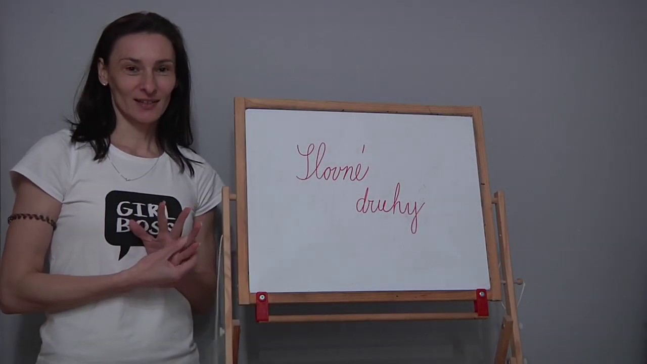 1. Slovné druhy