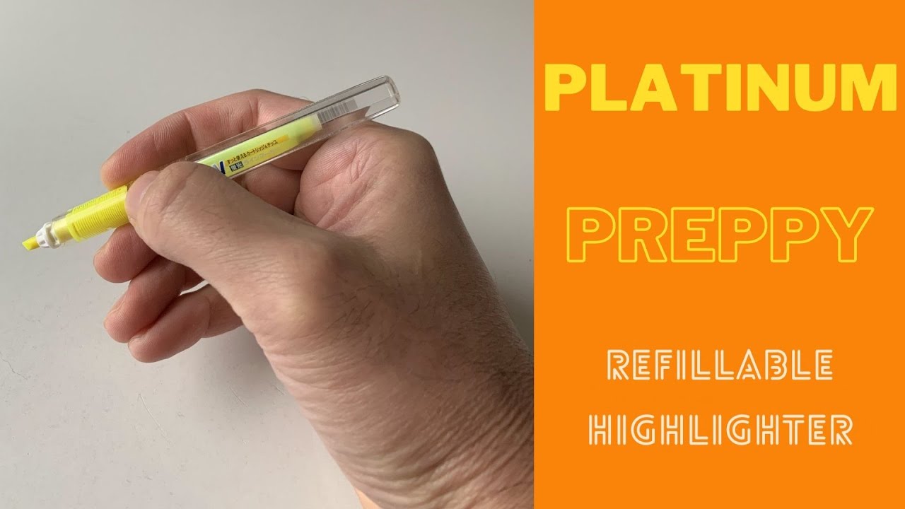 Platinum Preppy refillable highlighter