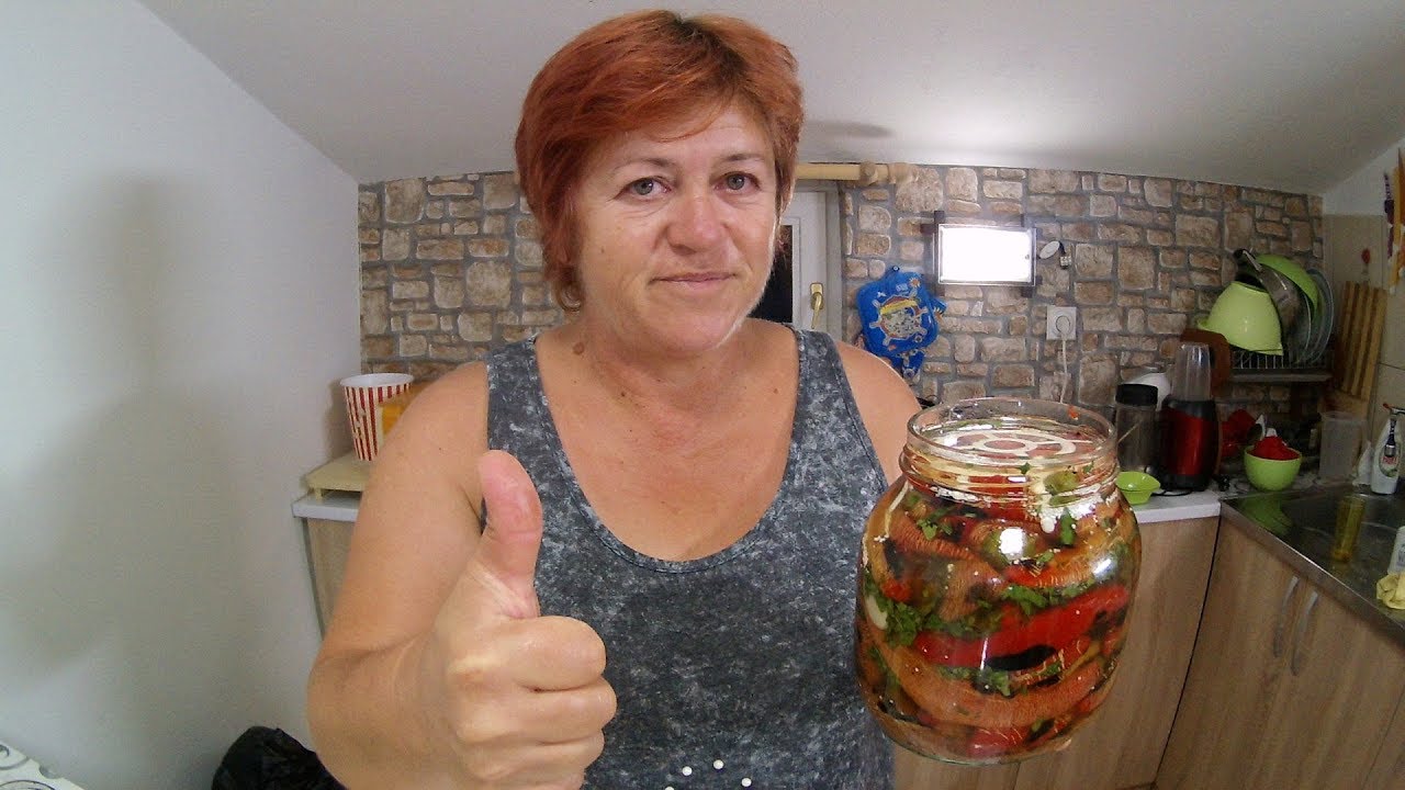 Peckane papričice-Zimnica Roasted peppers-winter