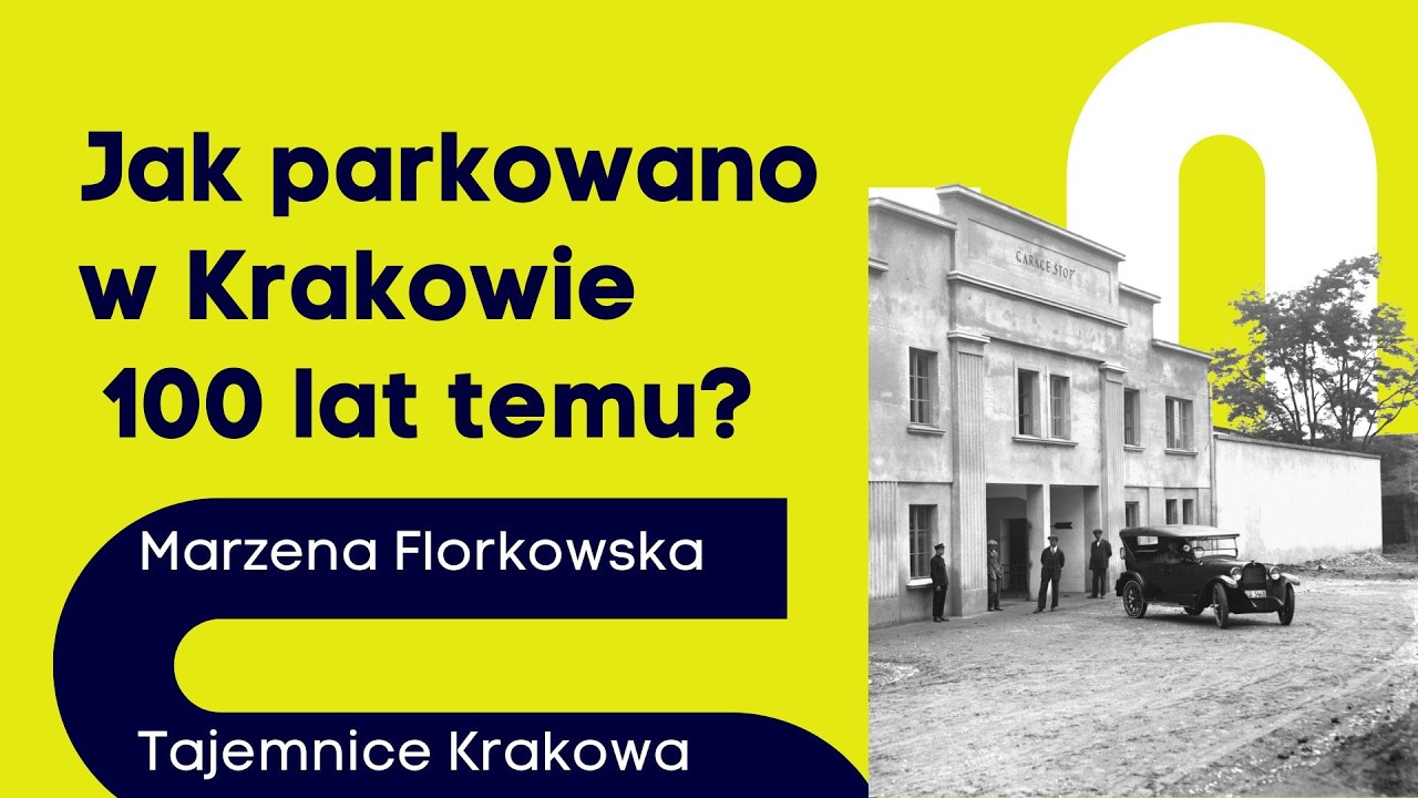 Zanim powstały parkingi. Tak jeździło się pierwszymi autami w Krakowie
