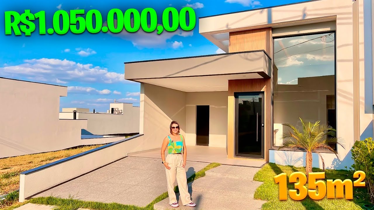 #VENDIDA! Casa térrea com 135m2 em terreno de 200m2 3 quartos sendo 2 suítes