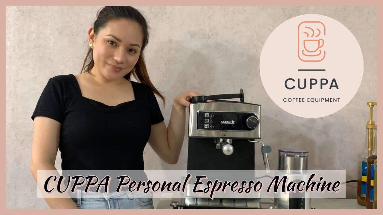 CUPPA Personal Espresso Machine and CUPPA Blade Grinder DEMO | Shiela Tan