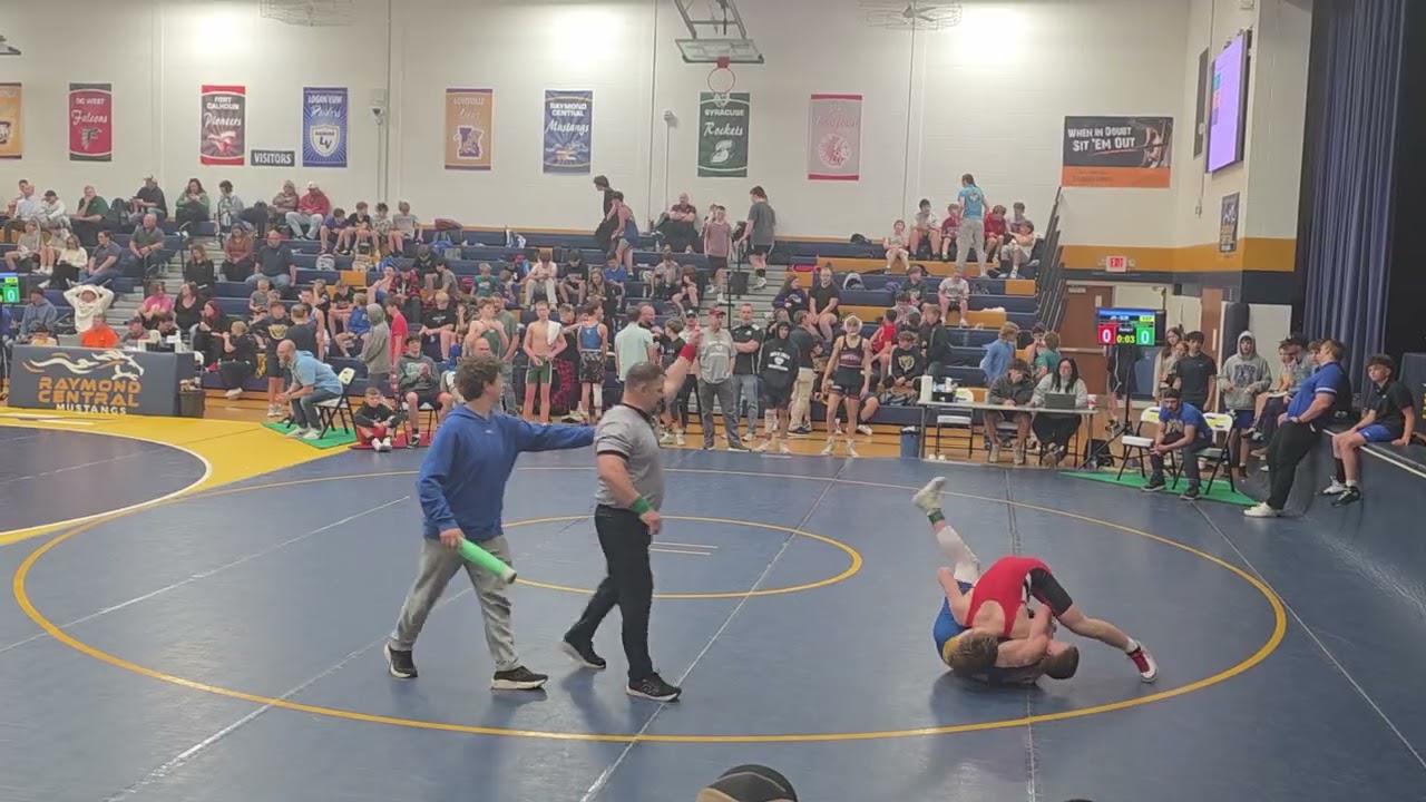 Thatcher versus yutan Pearson second round match Raymond Central tournament