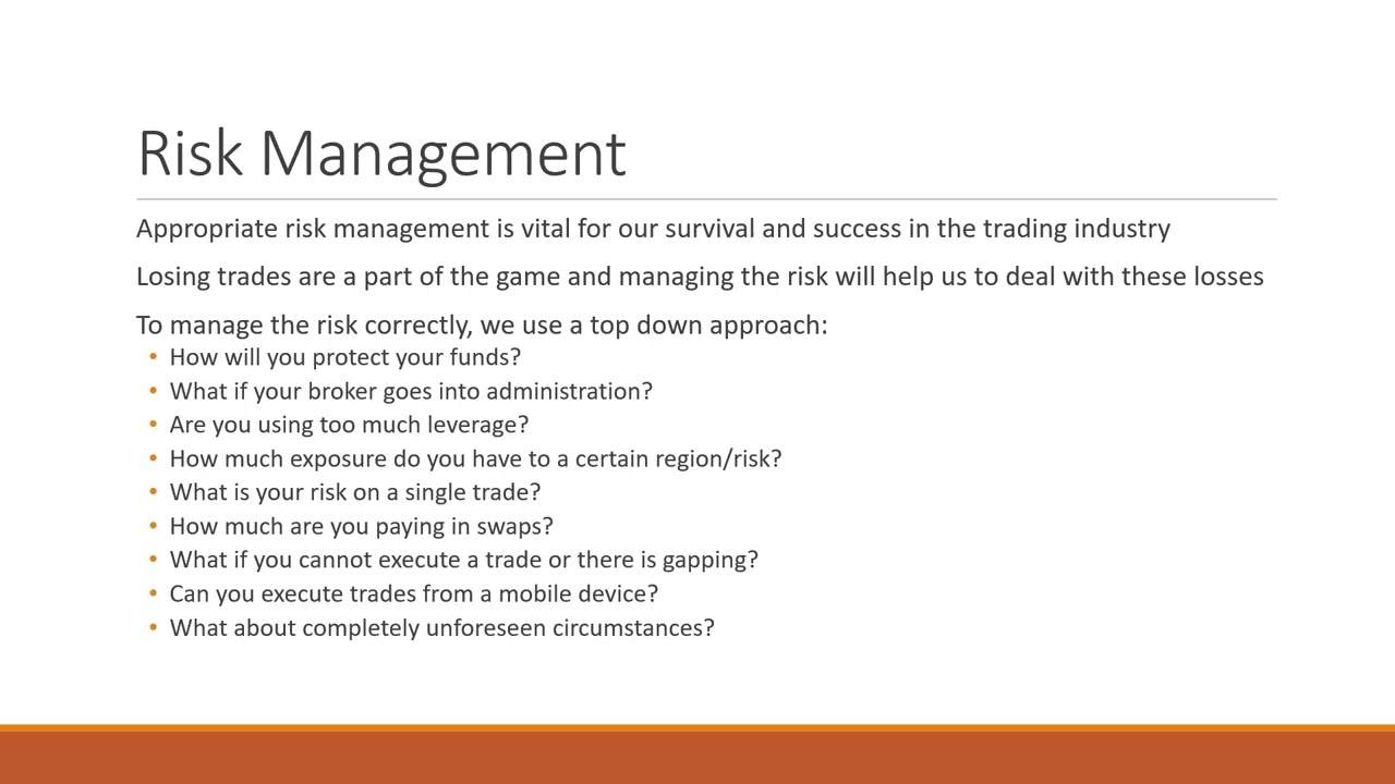 23. Risk Management, Hedge Fund Trading