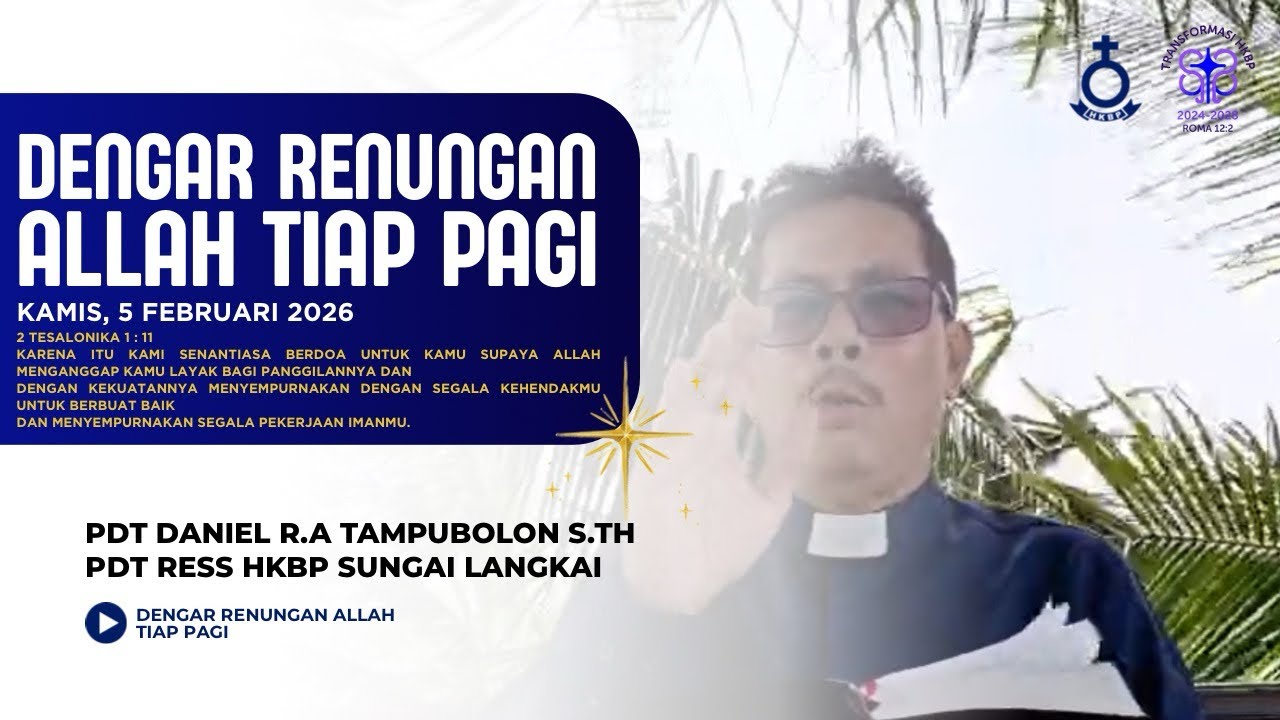 Dengar Renungan Allah Tiap Pagi | Kamis, 5 Februari 2026