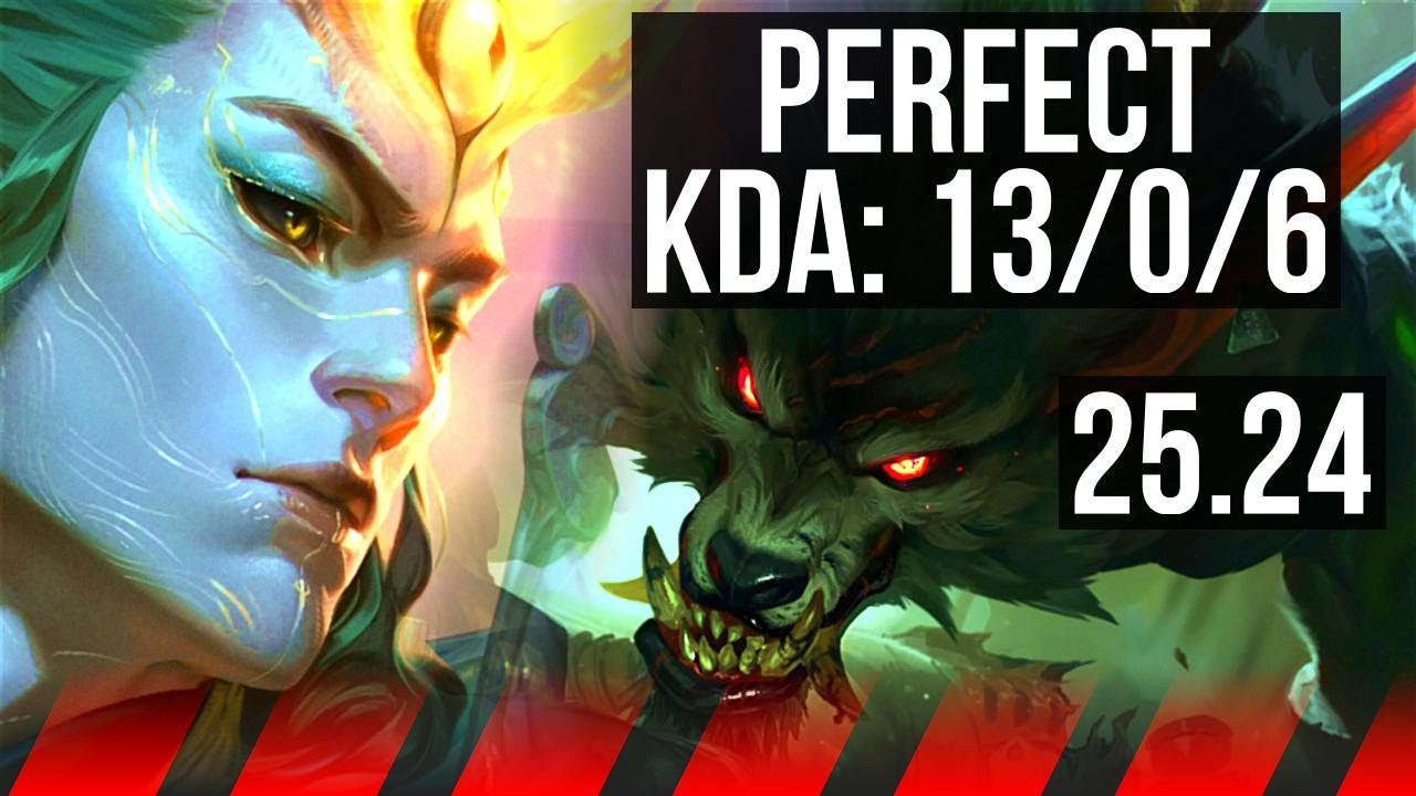 ZAAHEN vs WARWICK (TOP) | Perfect KDA: 13/0/6 | NA Grandmaster | 25.24
