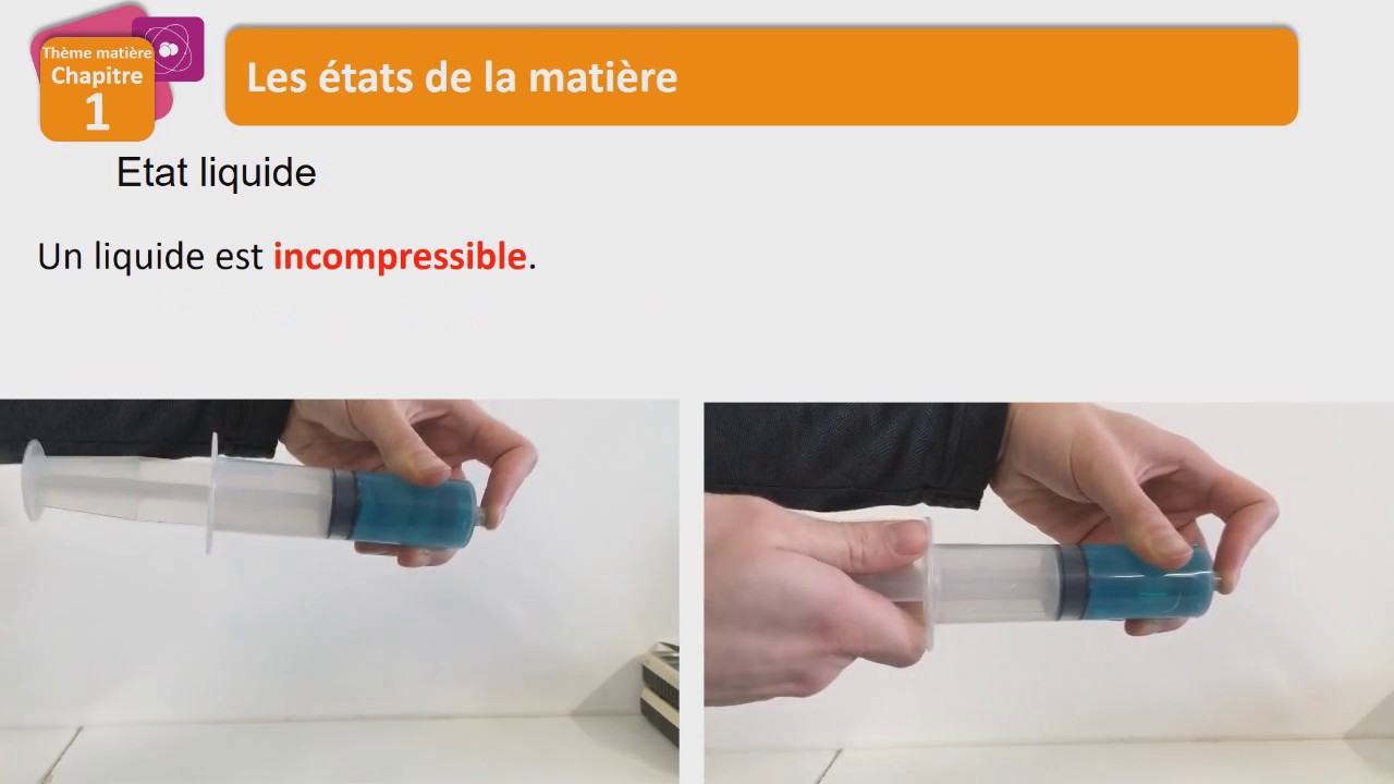 Les propri&eacute;t&eacute;s des &eacute;tats de la mati&egrave;re