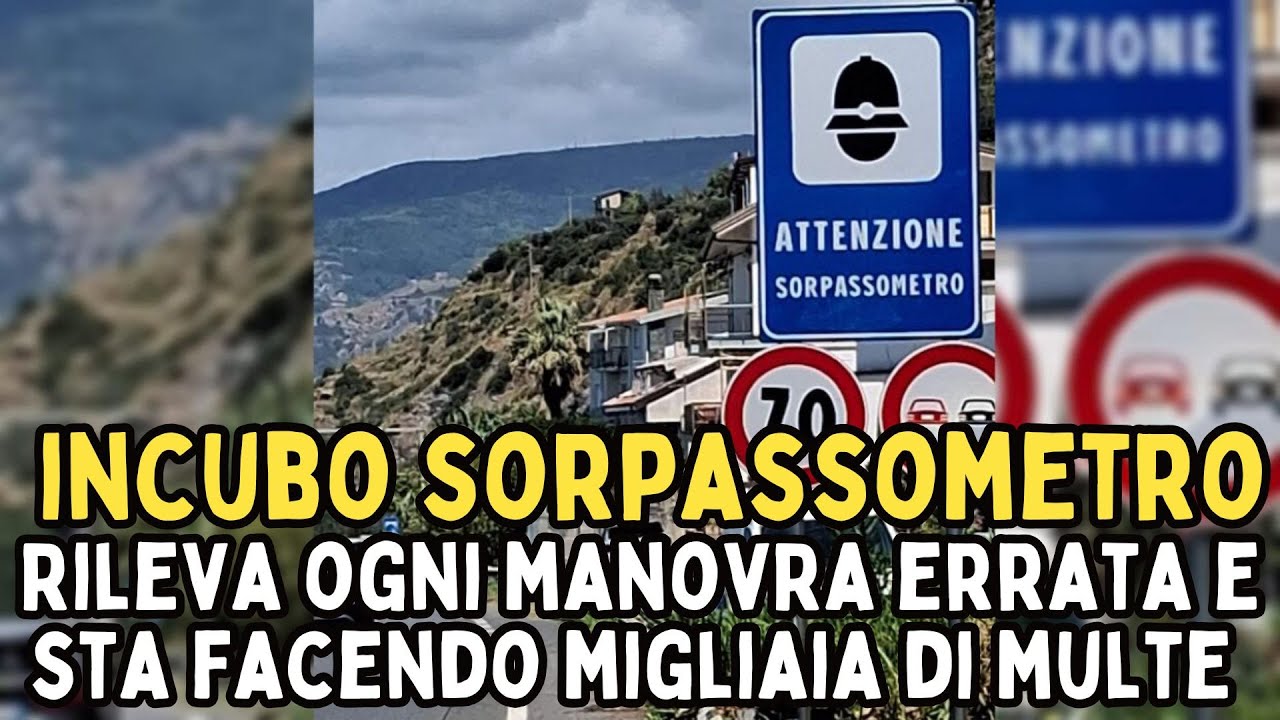 ALLARME SORPASSOMETRO: LA MACCHINA CHE VEDE TUTTO E NON PERDONA NESSUNA MANOVRA SBAGLIATA