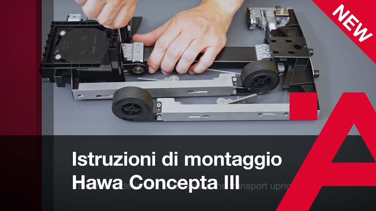 Hawa Concepta III 25/35 Push/Pull – Istruzioni montaggio