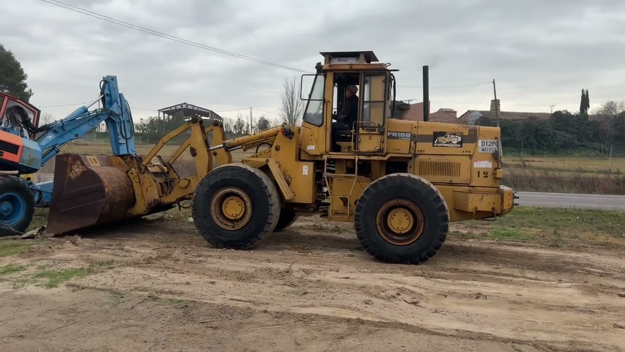 Pala cargadora marca FIAT ALLIS FR15B turbo - Funcionamiento de marcha - CARM sl