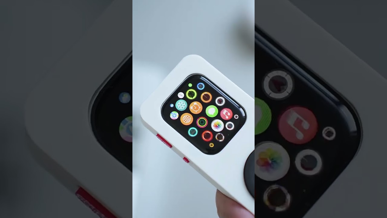 iPod-Inspired Apple Watch Case #iPodReborn #AppleWatchHack #RetroTech #ViralGadget