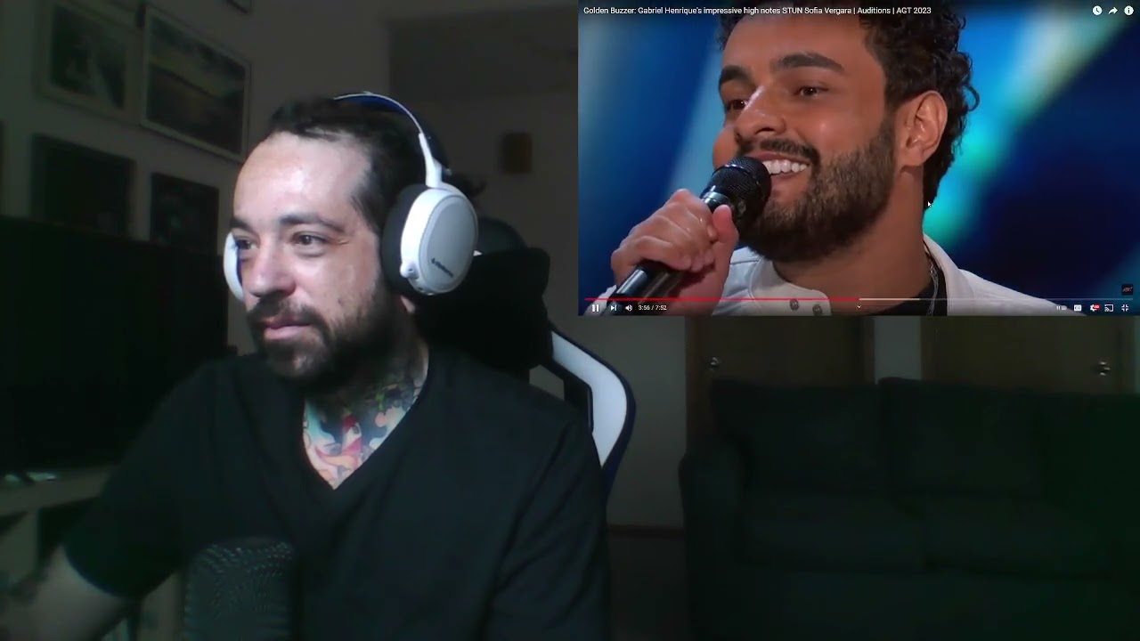 Gabriel Henrique's impressive high notes STUN Sofia Vergara | Auditions | AGT 2023 | Musician Reacts