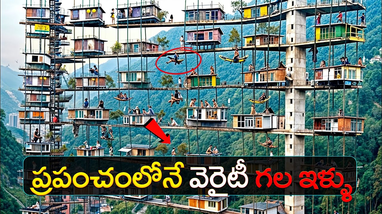 ప్రపంచంలోనే వెరైటీ గల ఇళ్ళు ఇవే! | These Are the Most Unique Homes in the World!