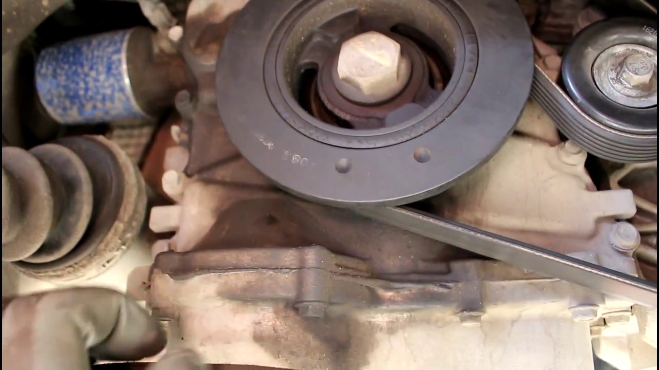 Chevrolet Epica Шевроле Эпика 2011 года Замена переднего сальника коленвала