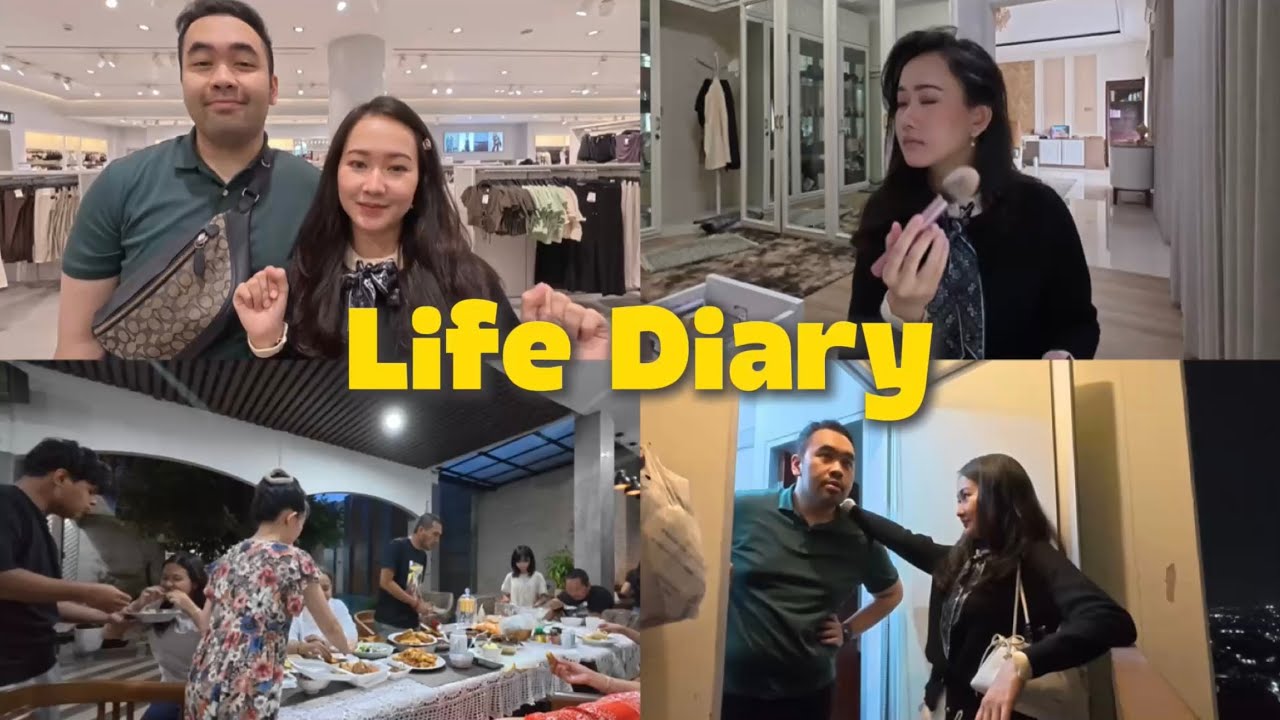 Jalan-jalan ke mall🛍️, buka bareng keluarga❤️