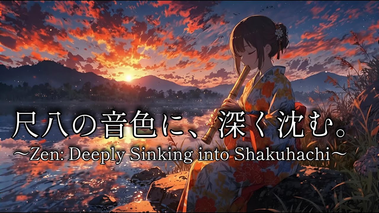 【禅 / Zen Music】夕暮れ、尺八の調べ。｜一日の疲れを洗い流す、心に沁みる和の旋律 - Zen: Emotional Shakuhachi, Sunset Relaxation