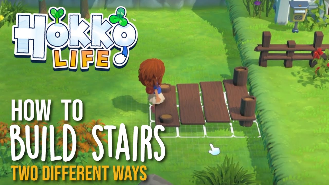 How to Build Stairs in Hokko Life - Reach New Areas!
