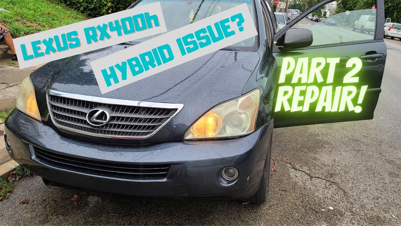 Lexus RX400h 2006 года, проверка гибридной системы, коды неисправностей P0A05 P0A93. Часть 2. Рем...