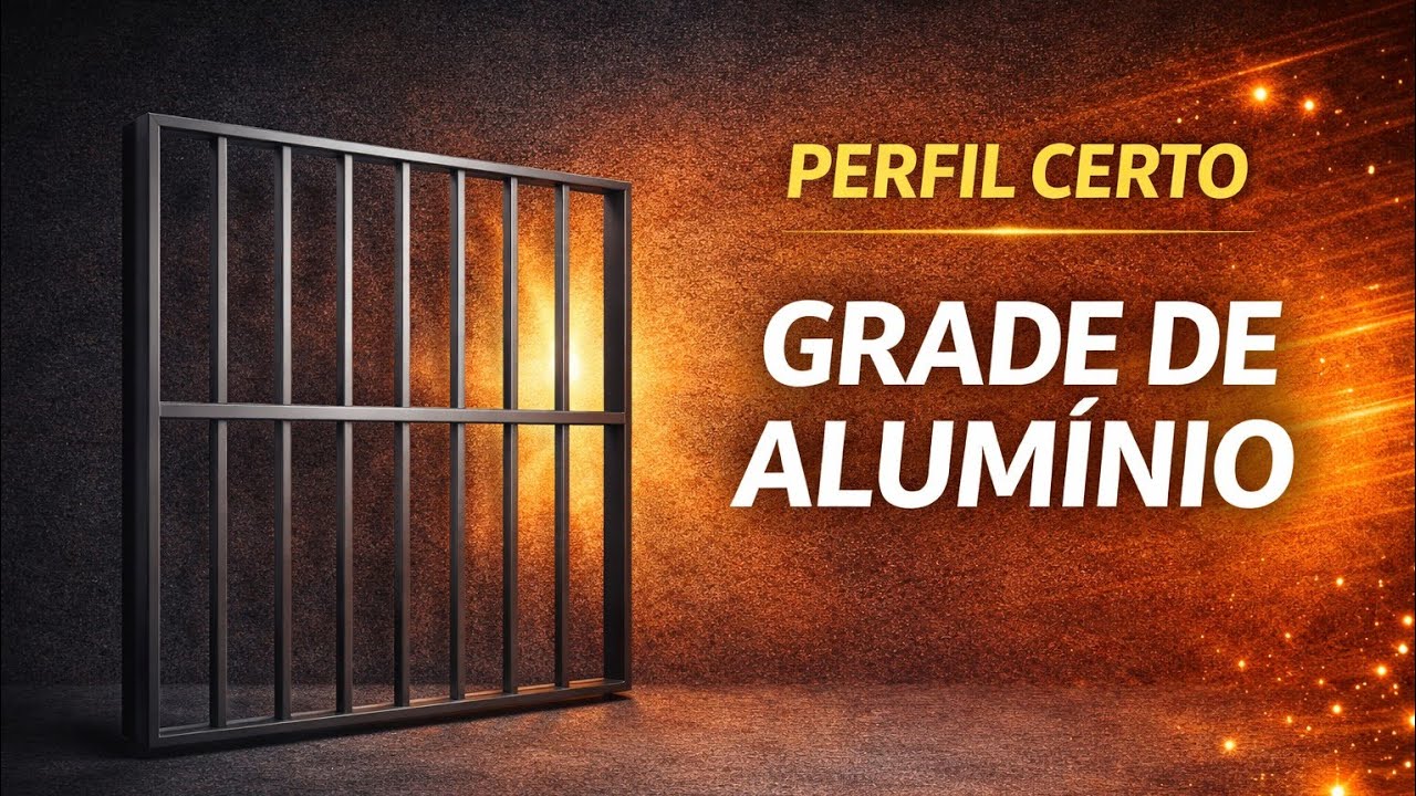 Como fazer uma GRADE DE ALUMÍNIO para Janela - Fabiano Carvalho Serralheiro