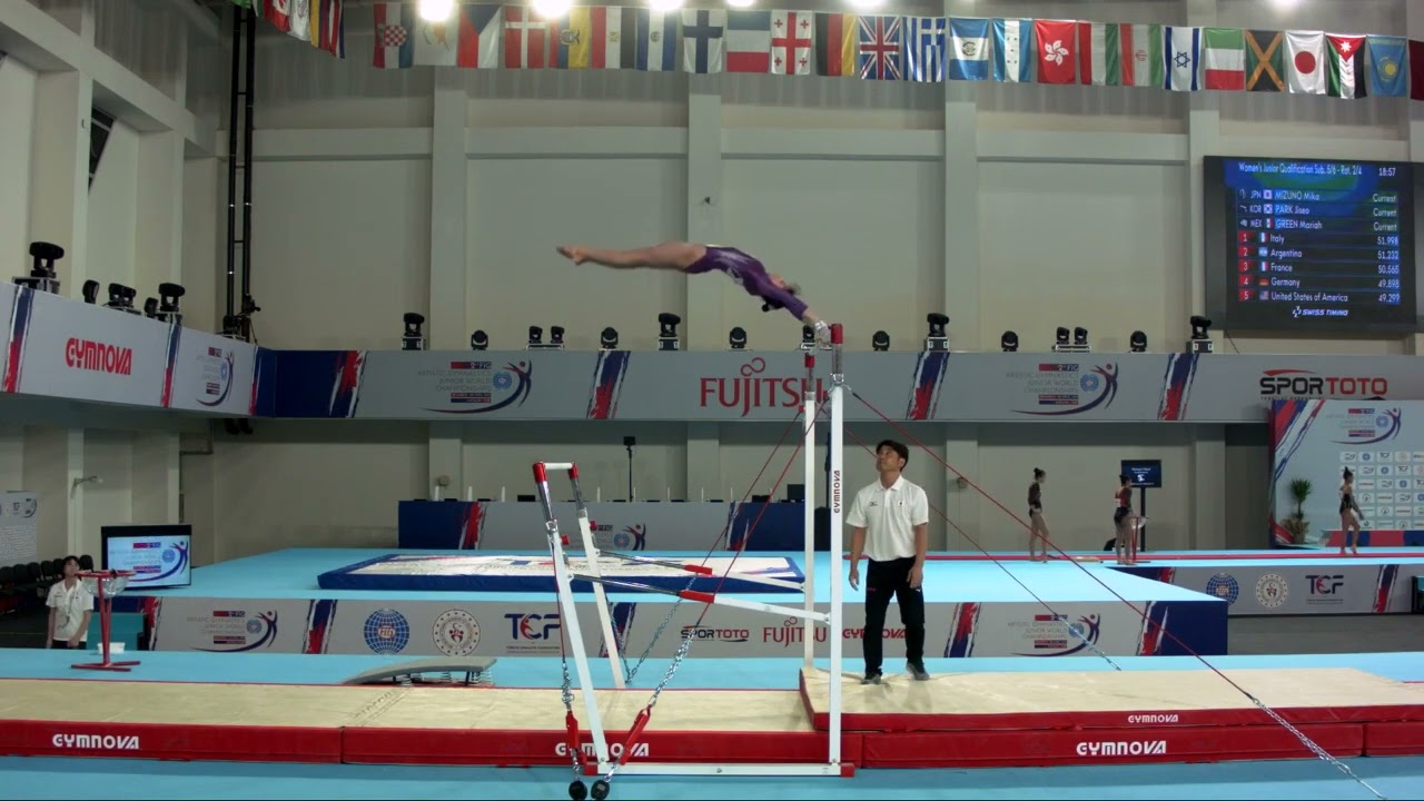 MIZUNO Mika (JPN) - 2023 Artistic Junior Worlds - Qualifications Uneven Bars