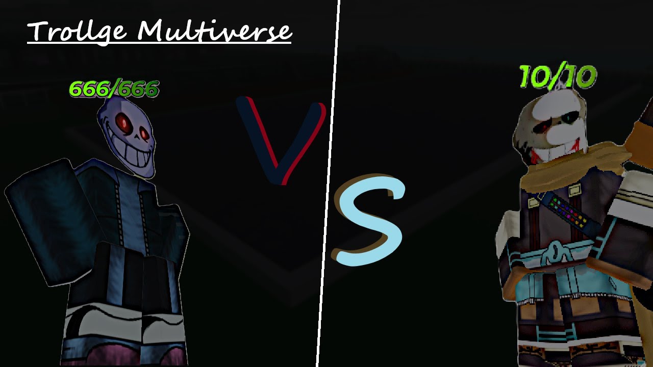 VHS Sans VS Ink Sans (PHASE 3) | Trollge Multiverse (Roblox)