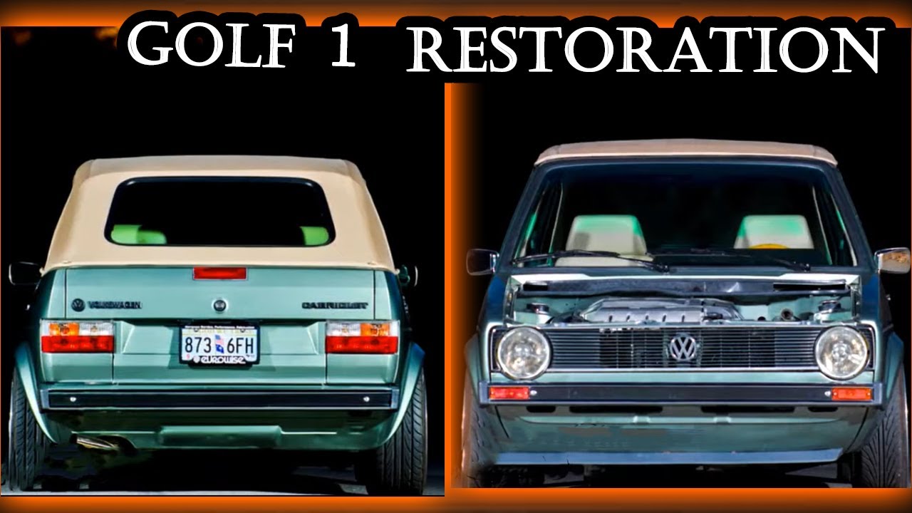 1986 Volkswagen Golf 1 MK1 Cabrio Full Restoration Project
