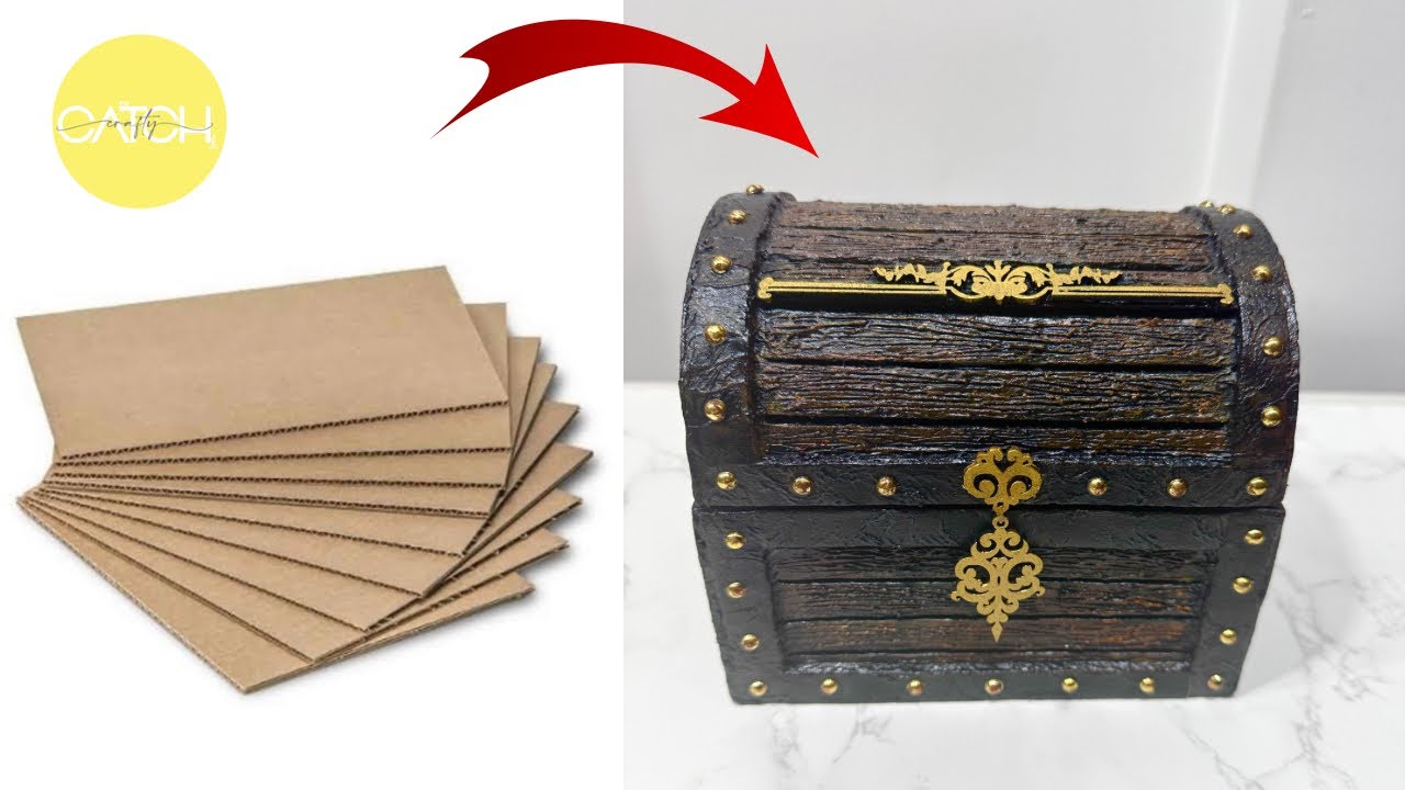 How to make DIY Treasure Box at home | using cardboard |Best out of waste