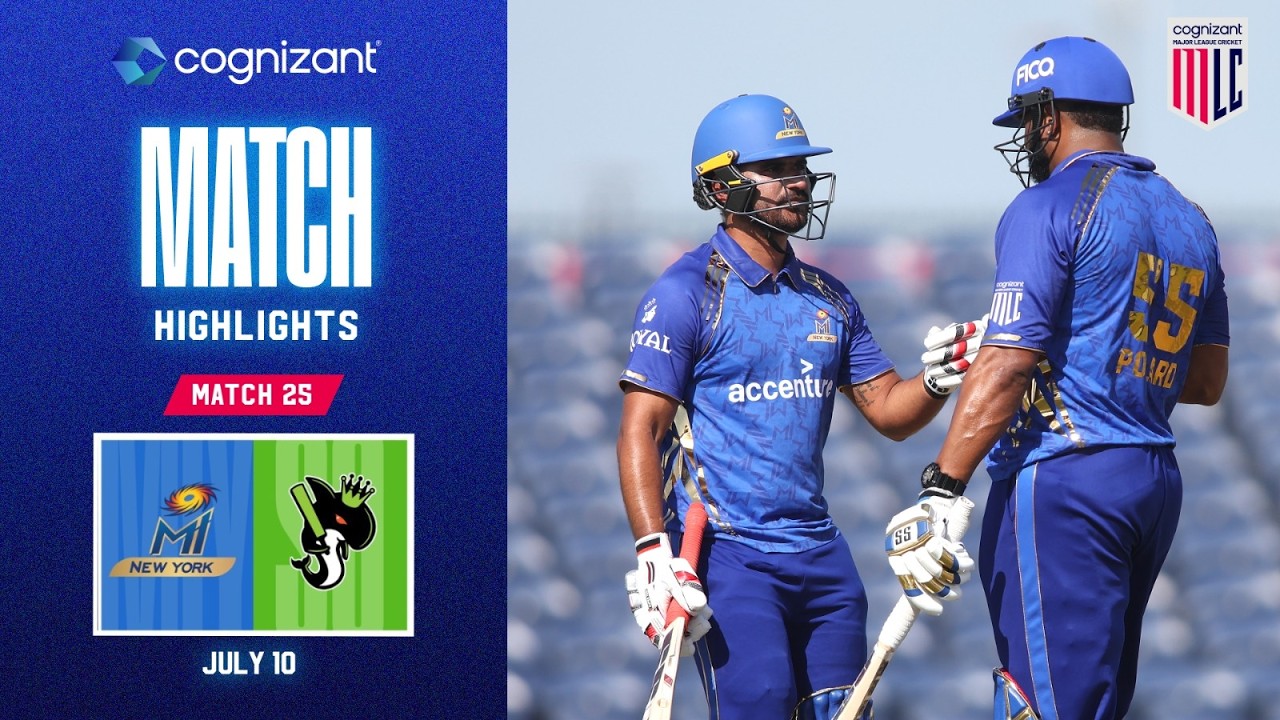 Cognizant Match Highlights | MI New York vs  Seattle Orcas | Match #25