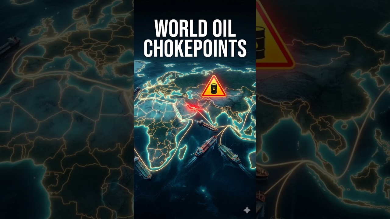 World Oil Chokepoints Explained 🌍 | Why the Strait of Hormuz Controls Global Oil