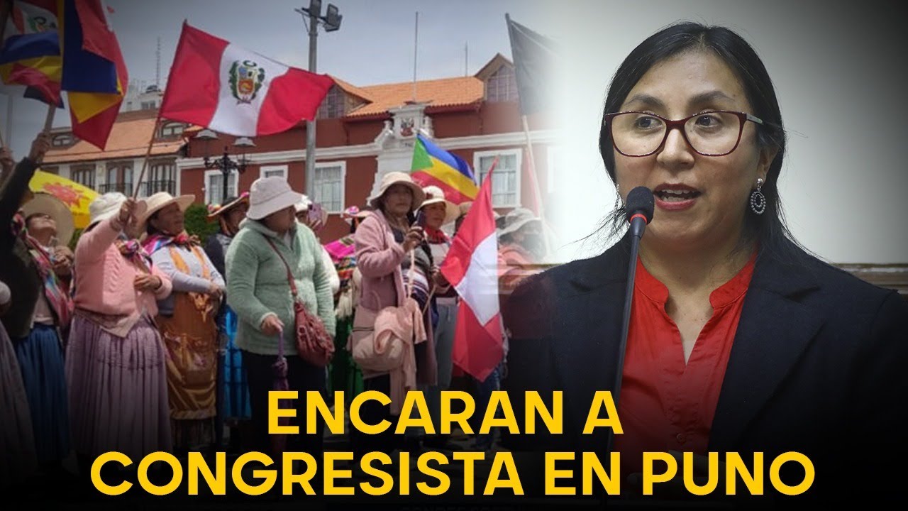 Ruth Luque encarada por dirigentes puneños: no perdonan que haya votado por la vacancia de Castillo