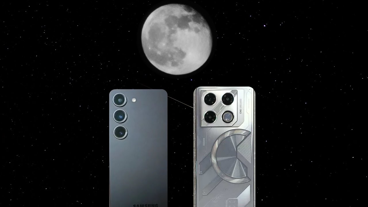 🔥Infinix GT 20 Pro Vs Samsung S23 😱 Moon Zoom Test