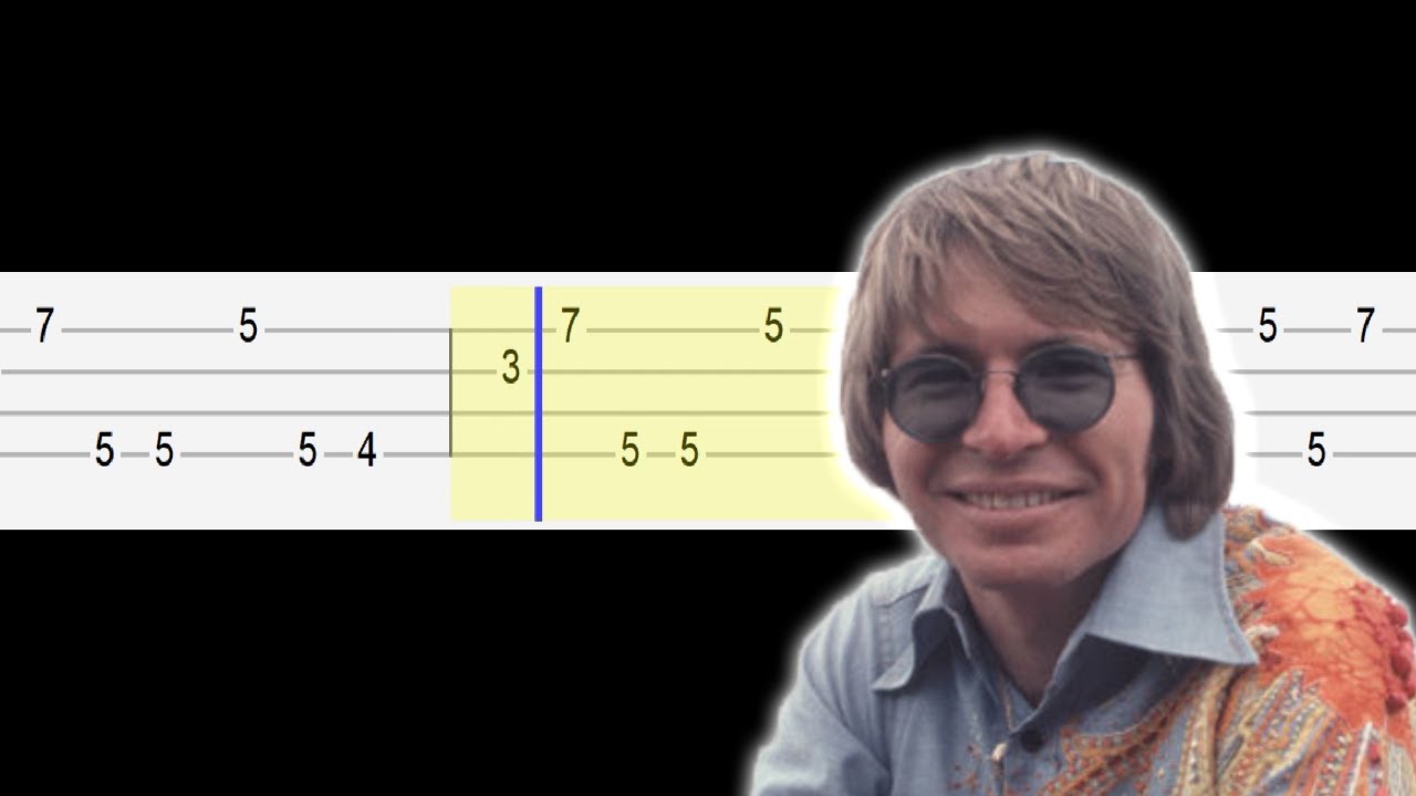 John Denver - Take Me Home, Country Roads (Easy Ukulele Tabs Tutorial)