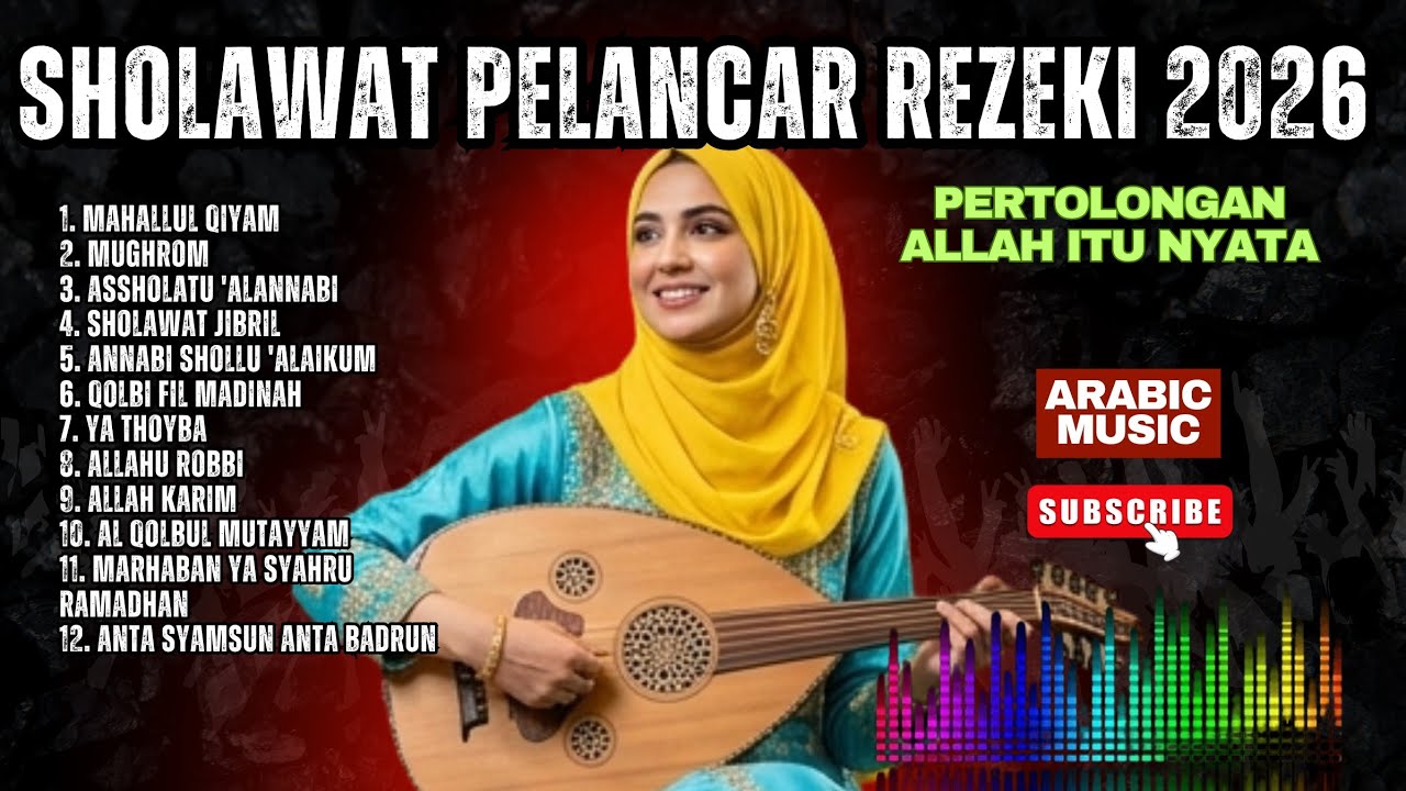 PUTAR SEKARANG! Sholawat Arabic Pelancar Rezeki 💚 Hati Tenang, Rezeki Datang dari Arah Tak Terduga