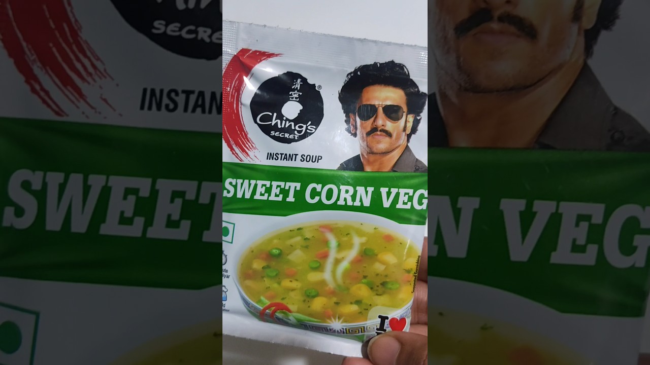 Ching's Sweet Corn Veg Instant Soup Review😍Recipe#shorts #review #recipe