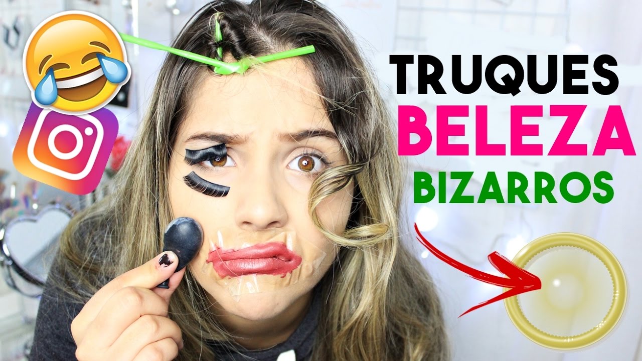TESTANDO TRUQUES DE BELEZA BIZARROS DO INSTAGRAM - Gabriela Capone