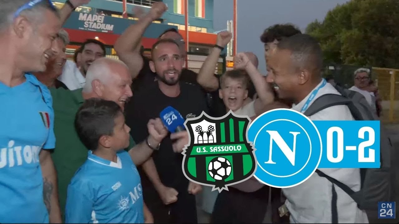 Sassuolo Napoli 0-2 ⚽ PRIMA PARTITA, PRIMA VITTORIA! Guardate la reazione dei napoletani
