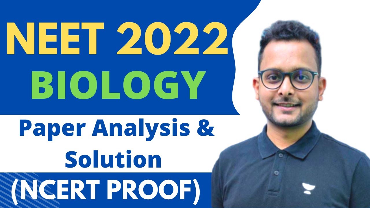 NEET 2022 | Biology Paper Live Discussion | NCERT PROOF | Paper  Analysis | Answer Key
