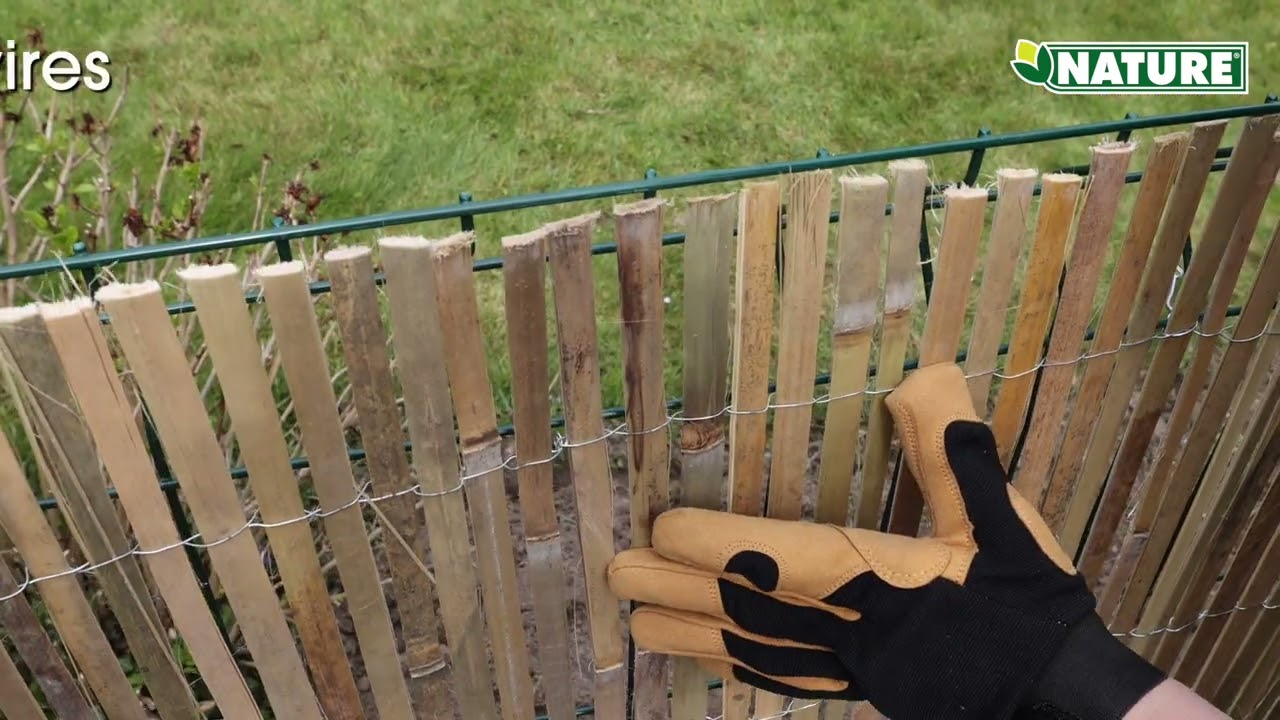 NATURAL SPLIT BAMBOO SCREEN