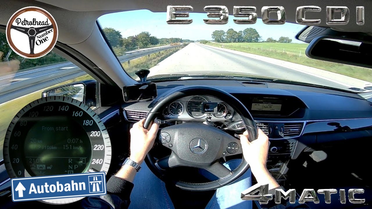 2011 Mercedes E350 CDI 4matic | V-max. Pr&oacute;ba autostradowa.