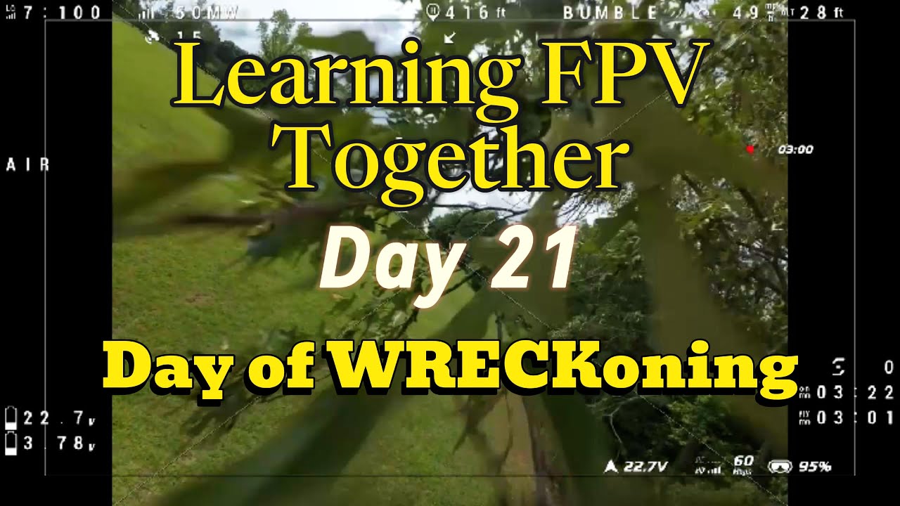 Mario5 5 Inch Quad Day 21 Day of WRECKoning-My FPV experience