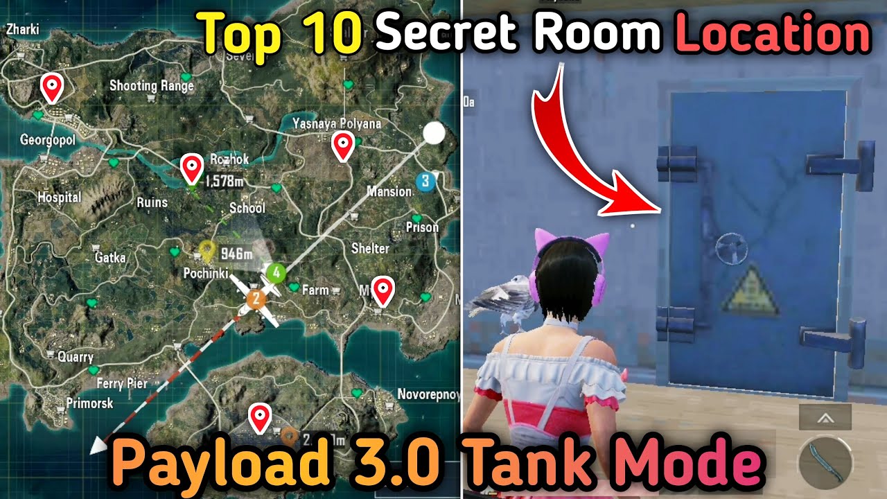 Where To find Metal Secret Room In Payload 3.0 Tank Mode || BGMI 2.7 Update ||