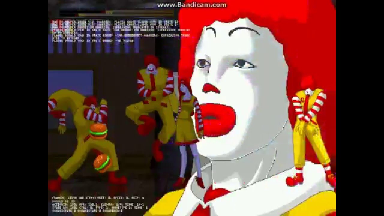 Mugen : SoulDonald 3rd & SoulDonald vs HeartDonald & Ghost-Clown 3rd (all 1p)