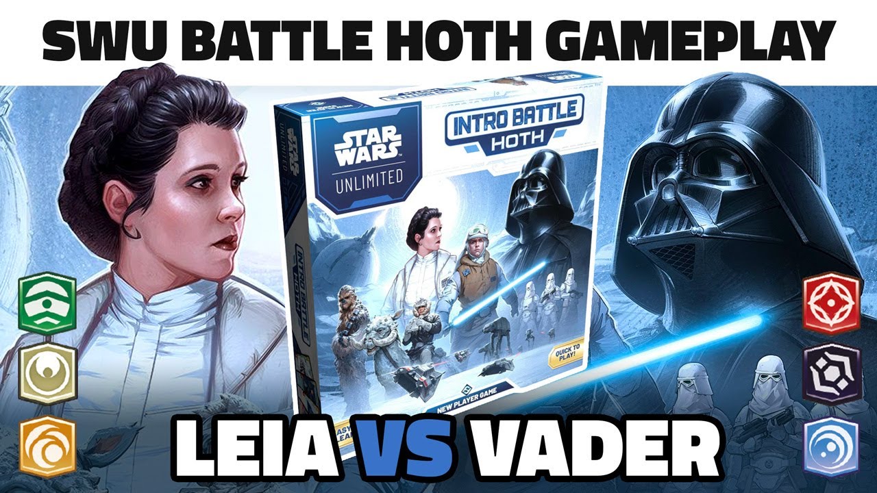 Научитесь играть в Star Wars Unlimited с помощью игрового процесса Intro Battle Hoth — Новые игро...