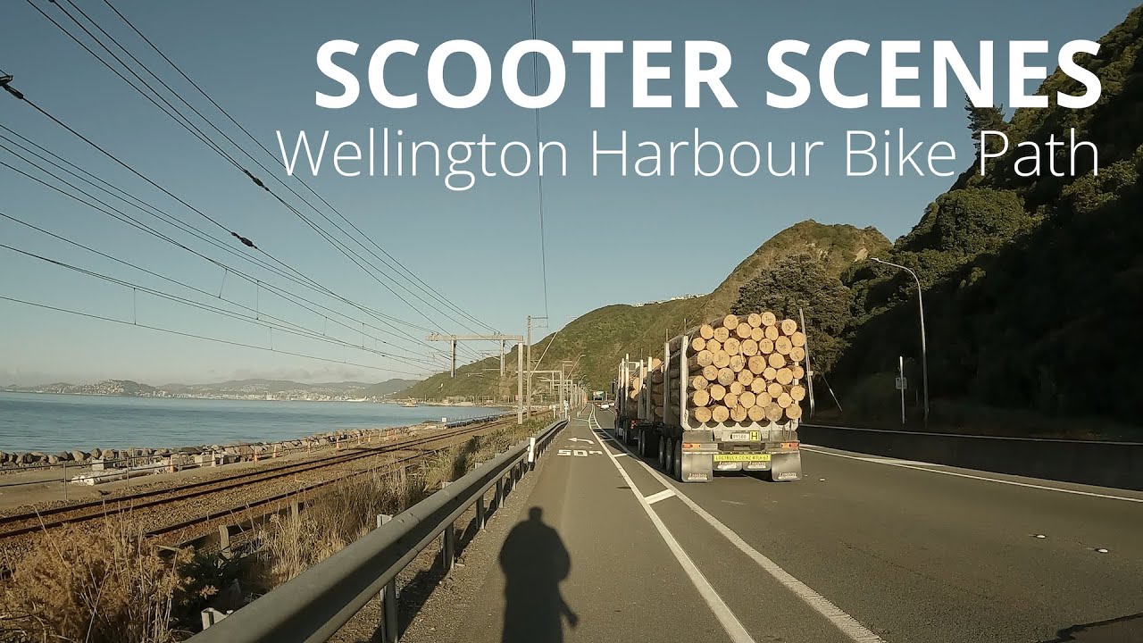 Wellington Harbour 'Bike Path' | April 13th 2025 | Lower Hutt to Wellington, New Zealand