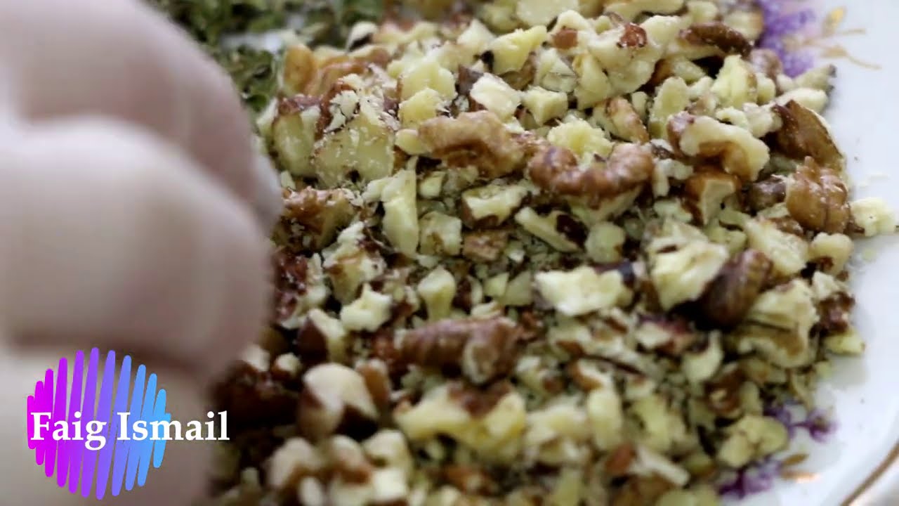 Карабахское Кюкю с орехами и чебрецом Азербайджанская кухня